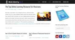 Desktop Screenshot of musicindustryhowto.com