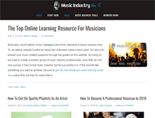 Tablet Screenshot of musicindustryhowto.com